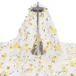 Flower Pattern Milk Fiber Mesh Fabric