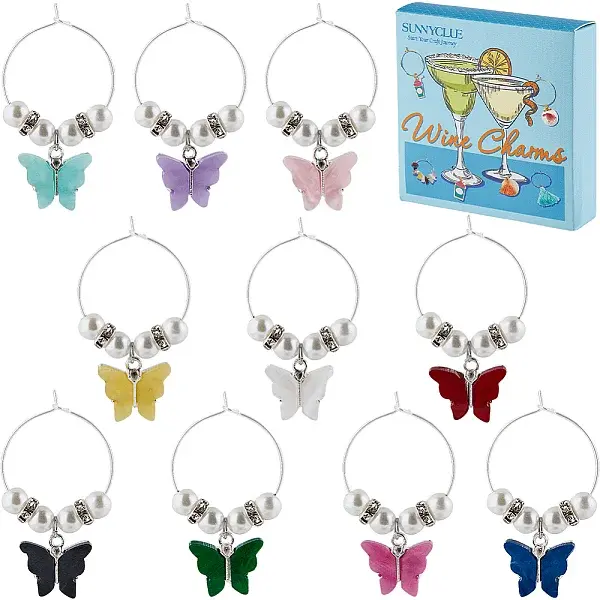 Brass Wine Glass Charms