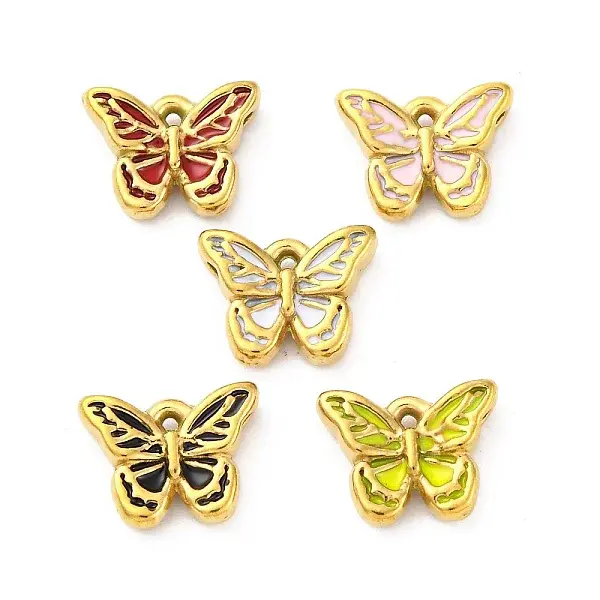 304 Stainless Steel Enamel Pendants