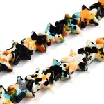 Spray Painted Synthetic Turquoise Beads Strands