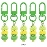 5Pcs Frog Resin Pendant Decorations