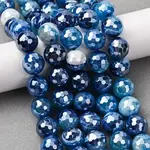 Natural Banded Agate Beads Strands