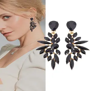 1 Pair Resin Wing Dangle Stud Earrings