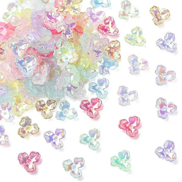 100Pcs Acrylic Bead Caps