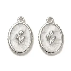 Alloy Enamel Pendants