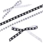 2 Rolls 2 Styles Volleyball Theme Polyester Grosgrain Ribbons