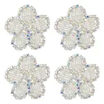 4Pcs Flower Cloth Patches