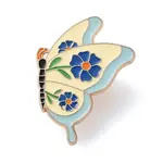 Butterfly & Flower Enamel Pins
