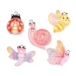 Transparent & Opaque Resin Pendants