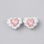 Polymer Clay Rhinestone with Crystal Beads