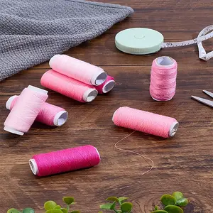 8 Rolls 4 Colors 402 Polyester Sewing Thread Cords for Cloth or DIY Craft