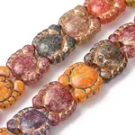 Painted Glass Beads Strands