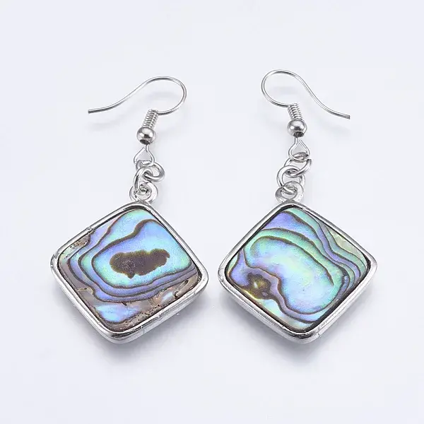 Abalone Shell/Paua Shell Dangle Earrings