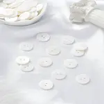 50Pcs Natural Shell Buttons