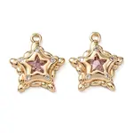 Brass with Cubic Zirconia Pendants