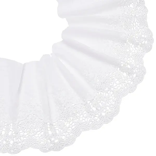 Cotton Lace Embroidery Flower Fabric