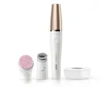 Epilátor pro epilaci obličeje, čištění a tónování pleti 3v1 Braun FaceSpa Pro 912 - bílý + dárek zdarma