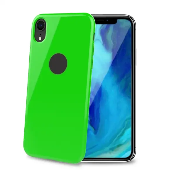 CELLY Gelskin silikonové pouzdro pro Apple iPhone Xr, limeta