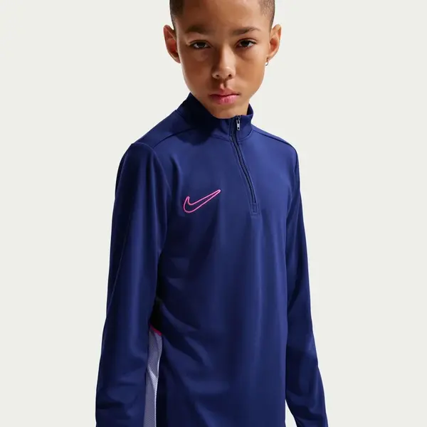 Nike Academy Big Kids Dri-FIT Long-Sleeve 1/4-Zip Soccer Drill Top S