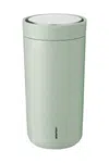 Termohrnek Stelton Go To Click 400 ml zelená barva