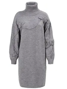 Influencer Šaty  sivá