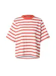 EDITED Tričko ' Nola'  červená / biela