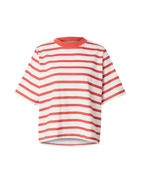EDITED Tričko ' Nola'  červená / biela
