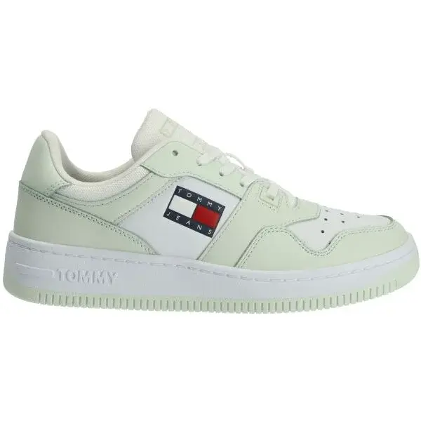 Tommy Hilfiger TOMMY JEANS RETRO BASKET WMN Dámske nízke tenisky, svetlo zelená, veľkosť