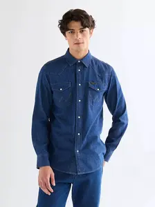Pánská košile WRANGLER WESTERN SHIRT CAROLINE CREEK 112378124 Velikost: L