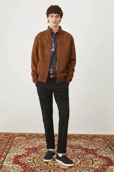 Bunda Medicine pánská, hnědá barva, přechodná