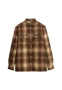 Superdry & Co Prechodná bunda 'Miller'  hnedá / čierna / biela