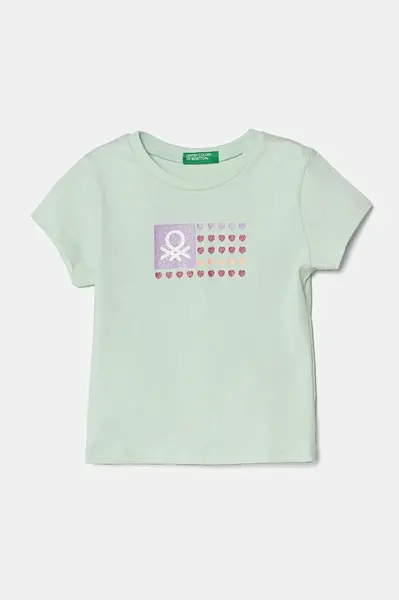 Dětské bavlněné tričko United Colors of Benetton