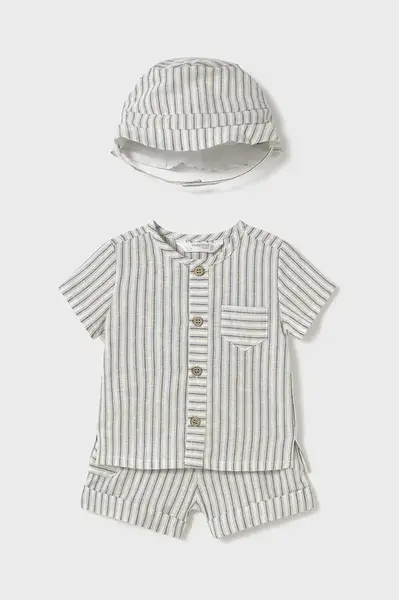 Kojenecká souprava ze lněné směsi Mayoral Newborn