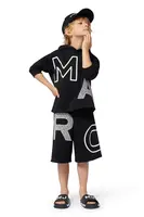 Dětské kraťasy Marc Jacobs černá barva, nastavitelný pas, W60483