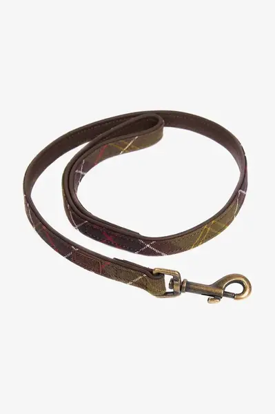 Vodítko pro psa Barbour Classic Tartan hnědá barva