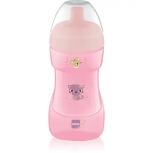 MAM Sports Cup dětská láhev Pink 330 ml