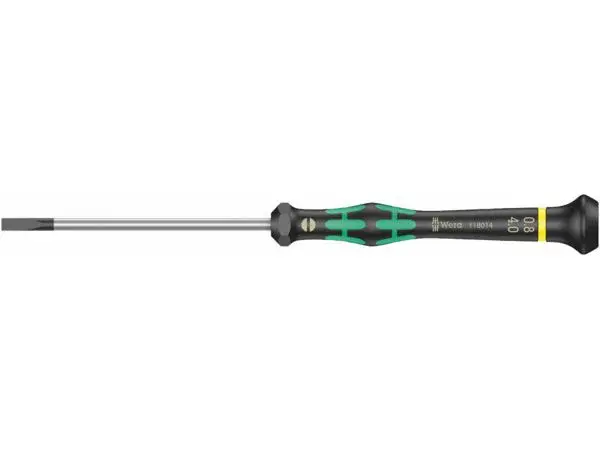 Wera 118014 Šroubovák plochý 0,8x4x80 mm k použití v elektronice Kraftform Micro typ 2035
