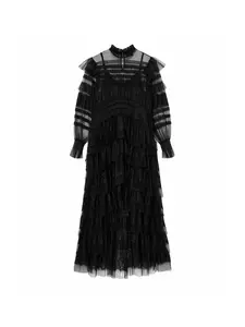 AllSaints Večerné šaty 'CAVARLY'  čierna