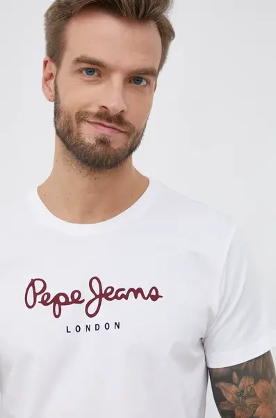 Pepe Jeans Bavlněné tričko Pepe Jeans Eggo N