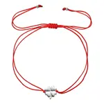 Evolution Group - Pavona Červený kabala náramek se čtyřlístkem 13047.3 red