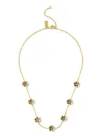 COACH Retiazka  zlatá / orgovánová