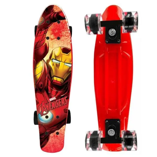 Disney IRON MAN Skateboard, červená, veľkosť