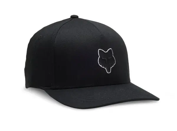 Fox kšiltovka Head Flexfit Black | Černá | Velikost L/XL