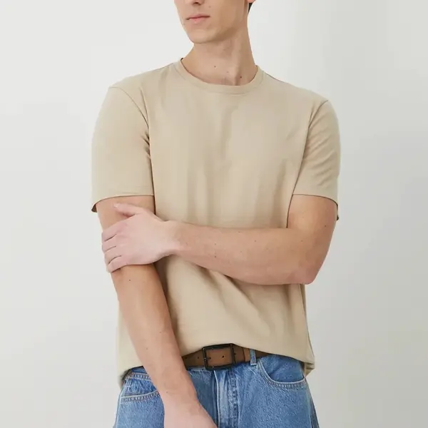 Tričko Medicine pánské, béžová barva