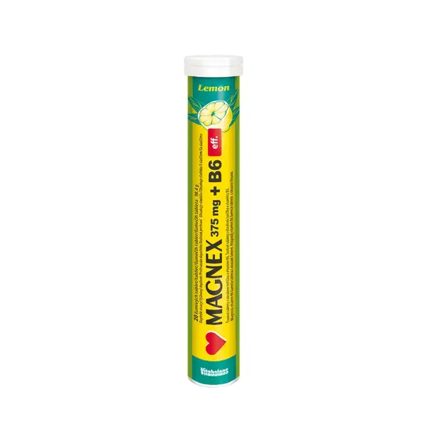Magnex 375 mg + B6 eff. 20 šumivých tablet