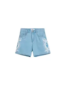 Desigual Džínsy  modrá / biela