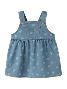 NAME IT Sukňa 'NBFMille'  modrá denim / svetlomodrá