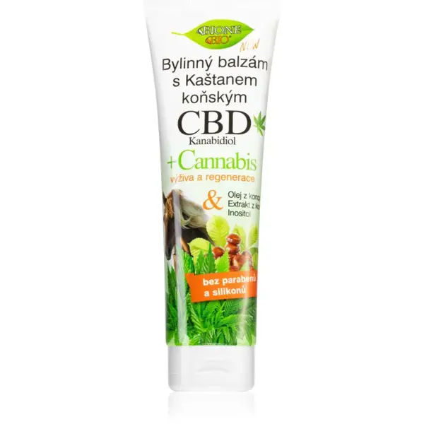 Bione Cosmetics Cannabis CBD relaxačný masážny balzam s CBD 300 ml