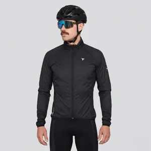 Pánská cyklo bunda silvini gelo černá/šedá 3xl