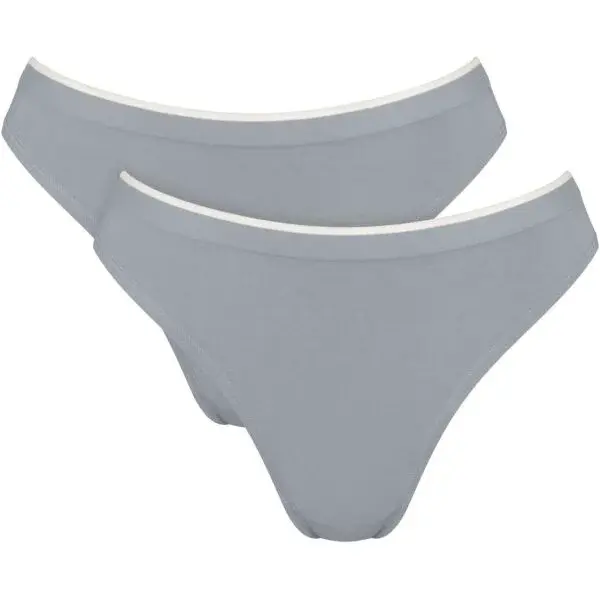 SLOGGI GO SENSE HIGH LEG 2P Dámské kalhotky, šedá, velikost